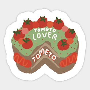 Tomato cake Sticker